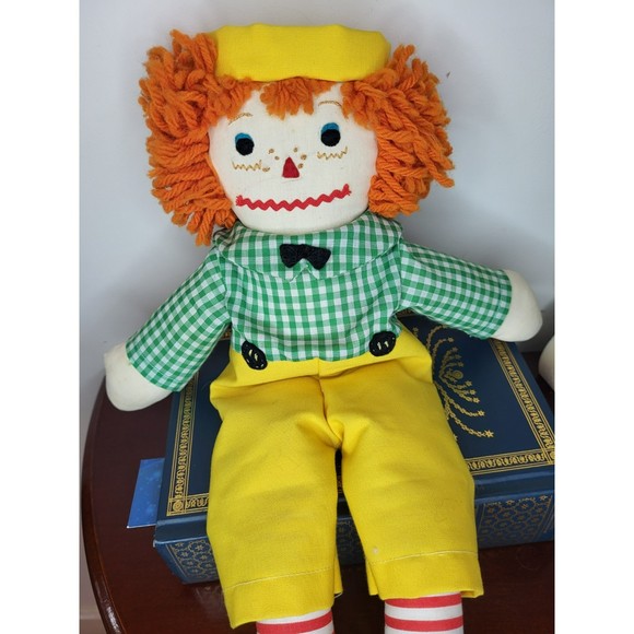 Raggedy Andy Doll handmade ragdoll 80s vintage good condition - Picture 11 of 14